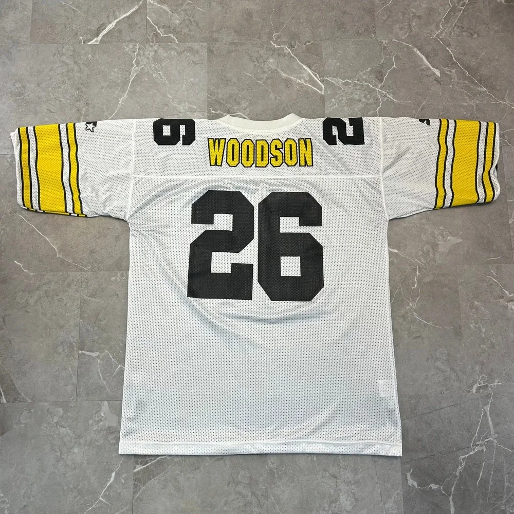 Vintage Starter Pittsburgh Steelers Jersey Mens 2XL Rod Woodson Reversible NFL